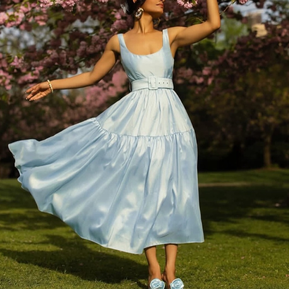 Hutch Alice Belted Tiered Dress - Picture 15 of 16